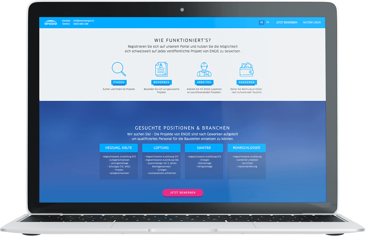 Work4Engie Website