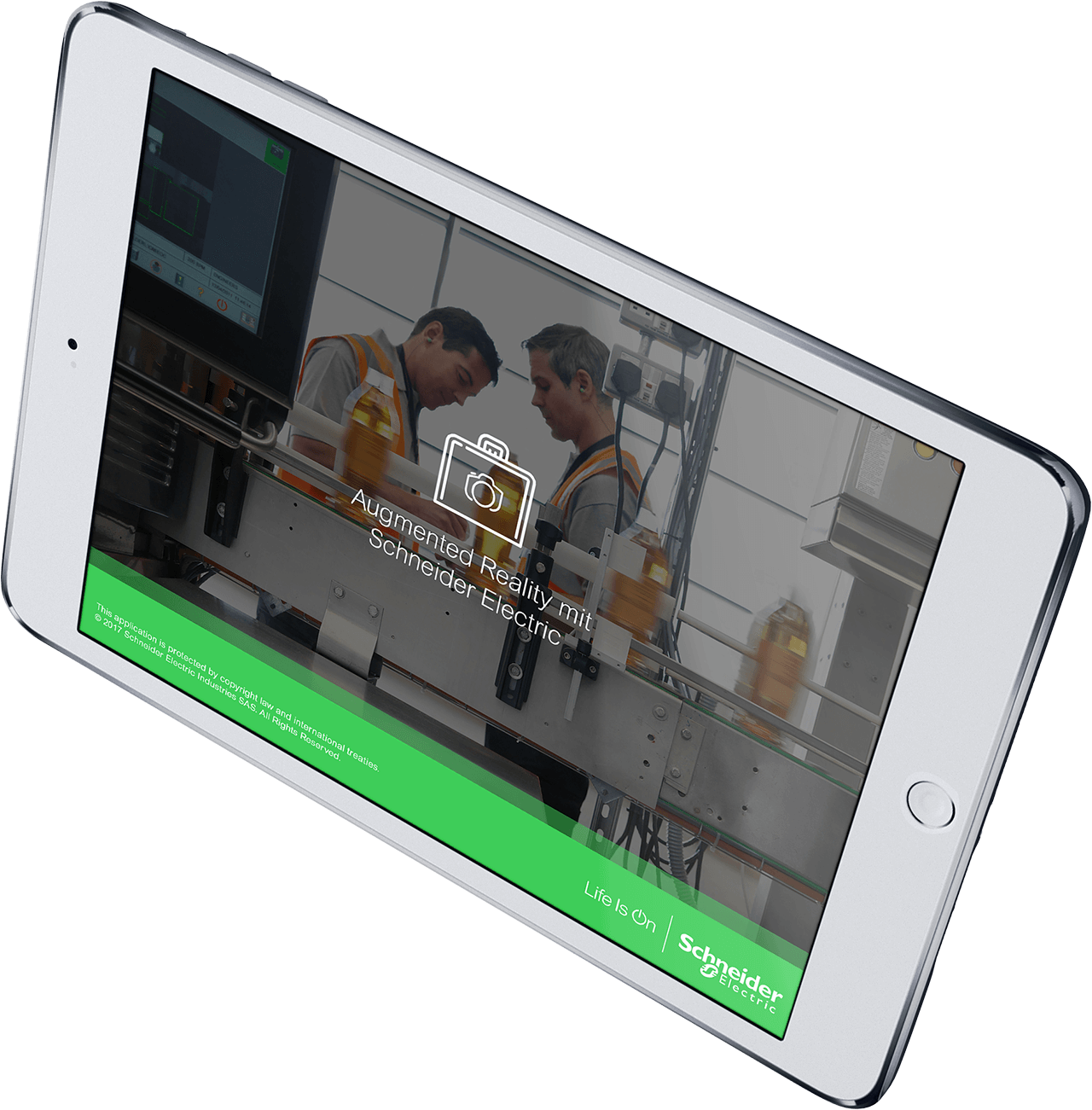 Schneider Electric AR-Applikation