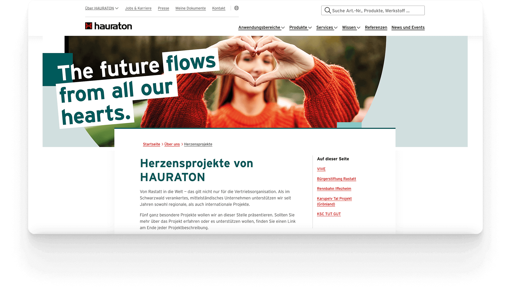 Hauraton Landingpage