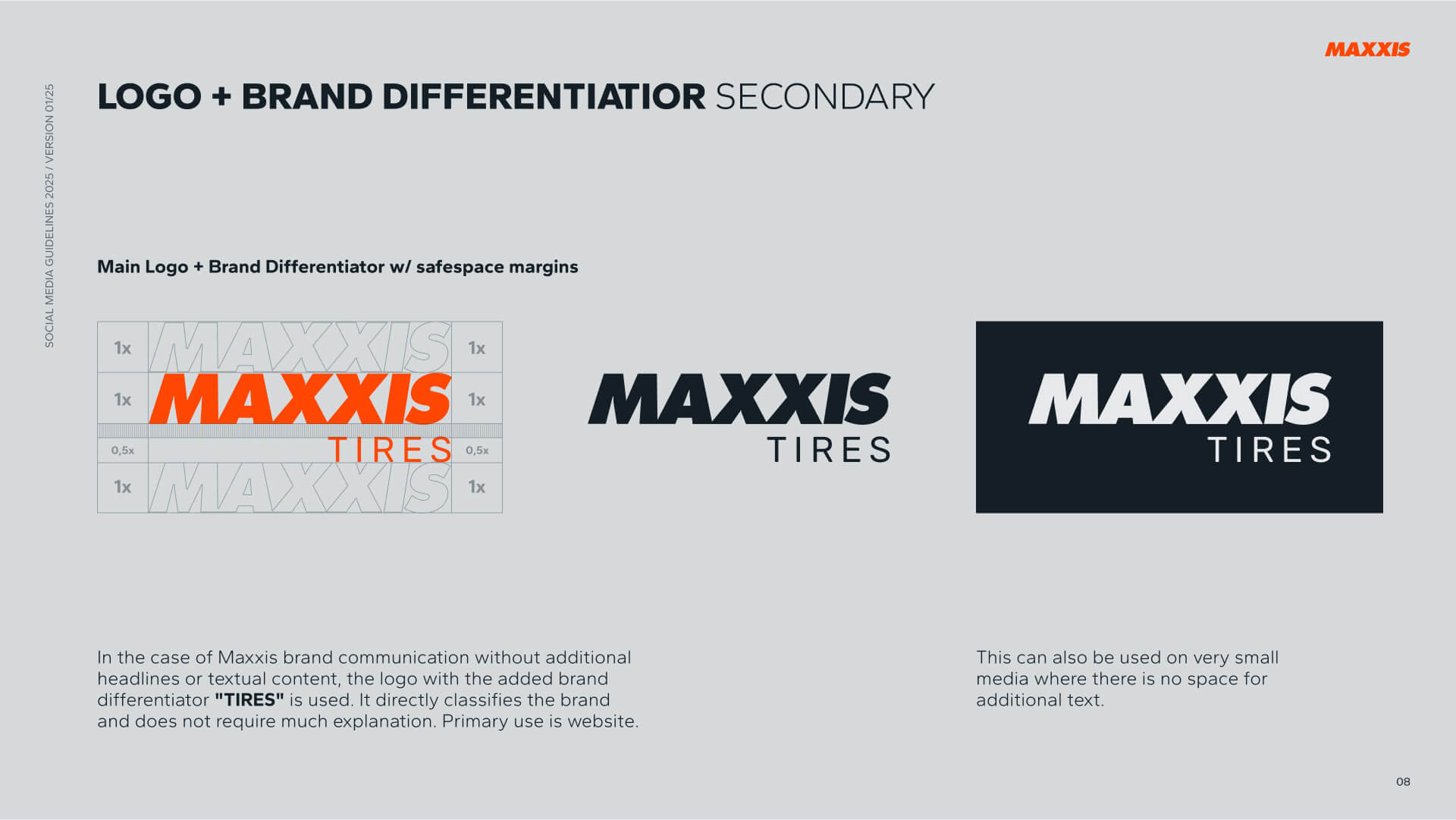 Maxxis Digital Styleguide