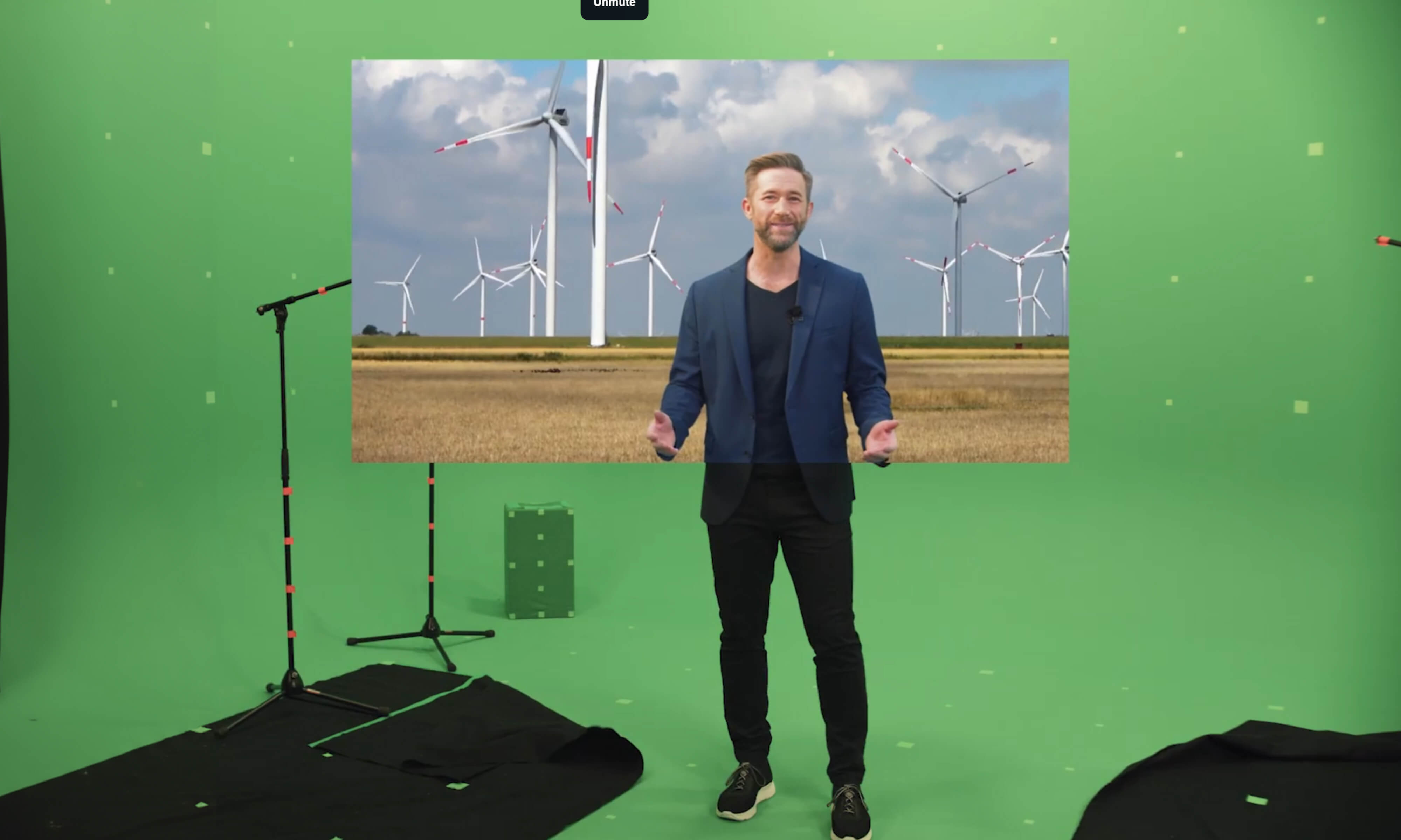 virtual production greenscreen generali