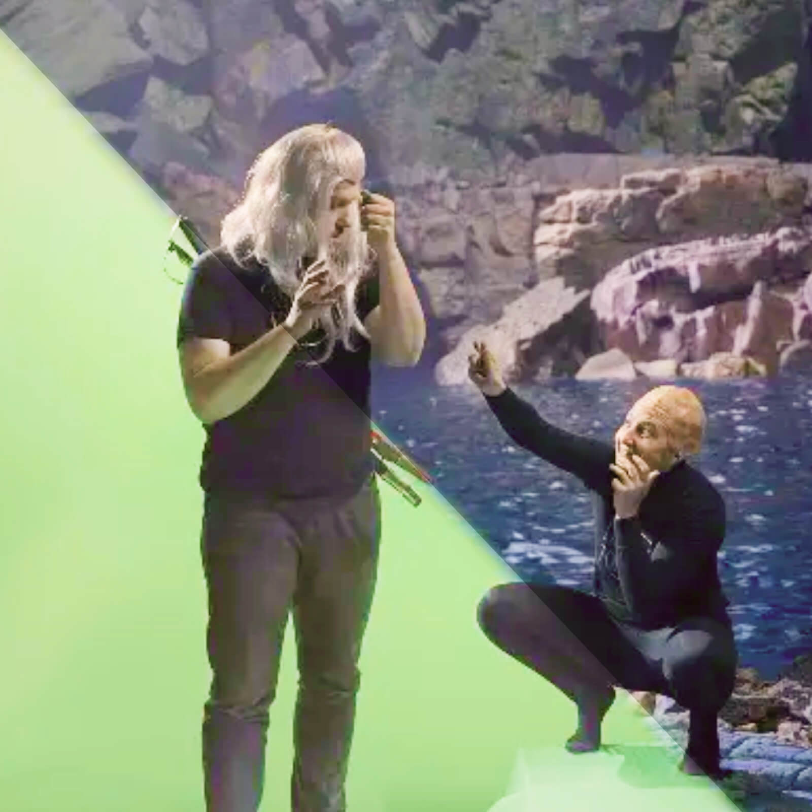virtual production greenscreen