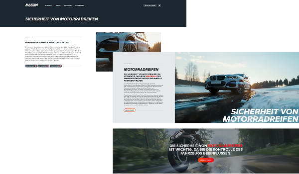 Maxxis Website Module