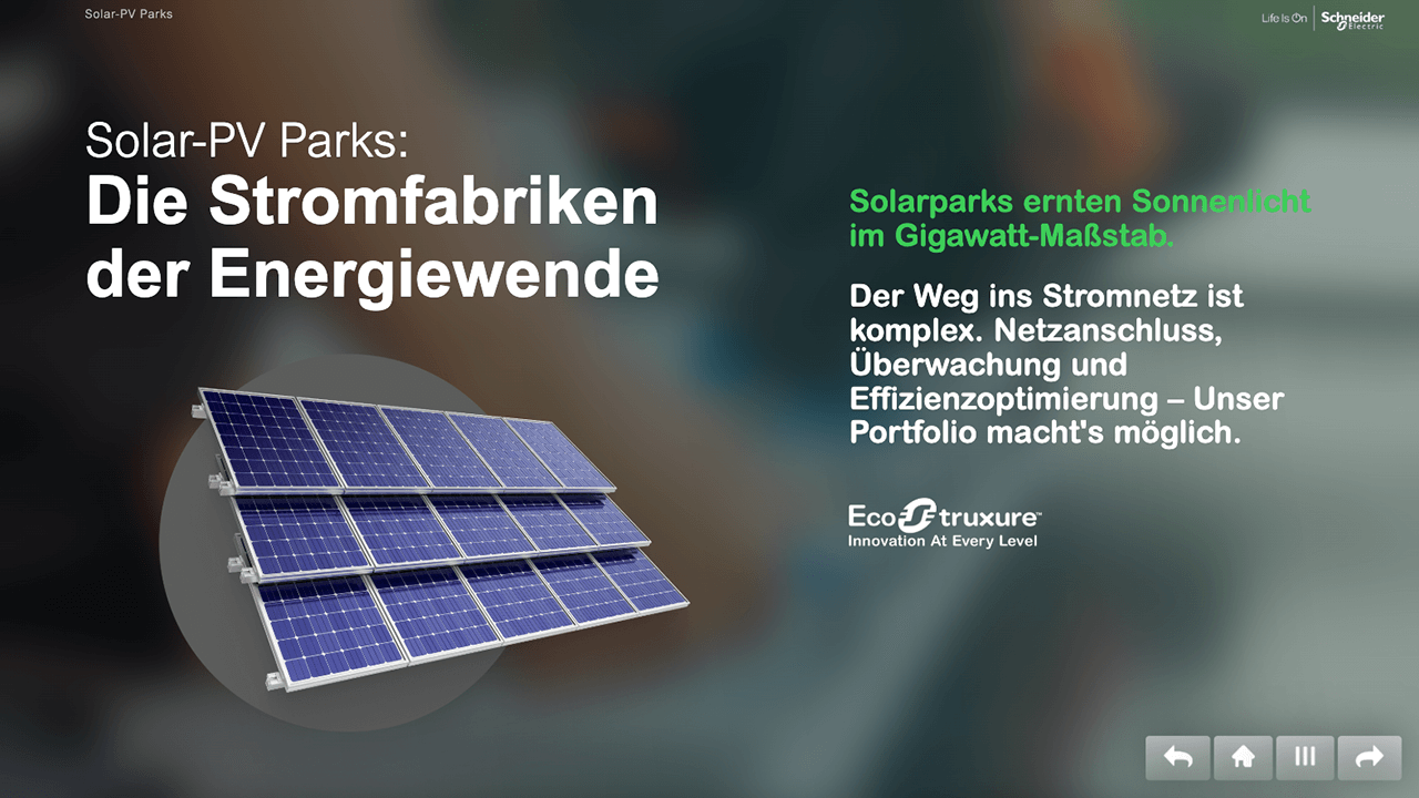 Schneider Electric Showroom Slide
