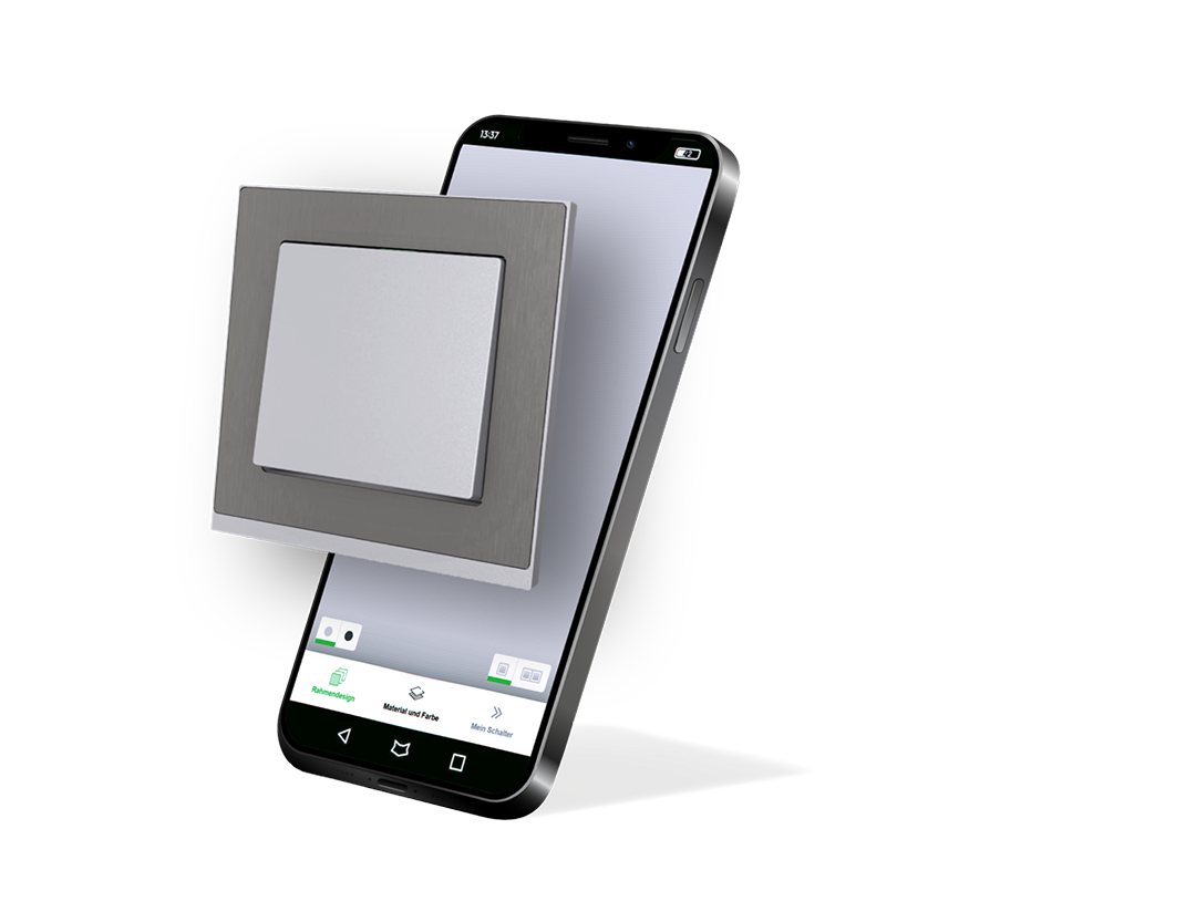 3D-Illustration eines Smartphones, aus dessen Bildschirm ein Fenster hervortritt.