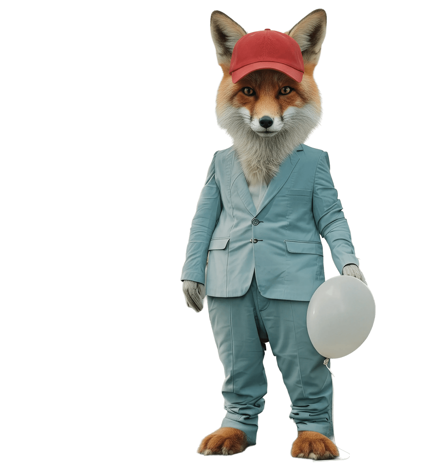 KI generated fox in a suit